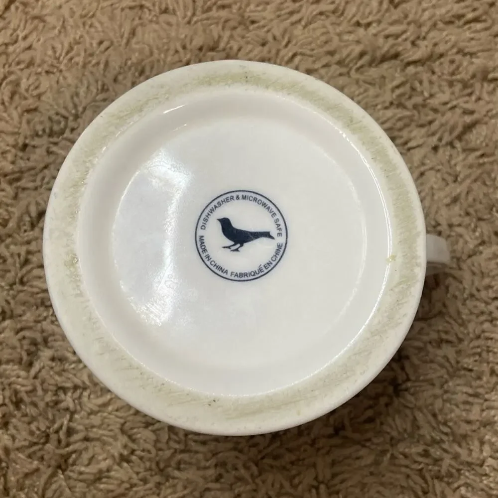 Anthropologie Monogram Mug Cup Letter H